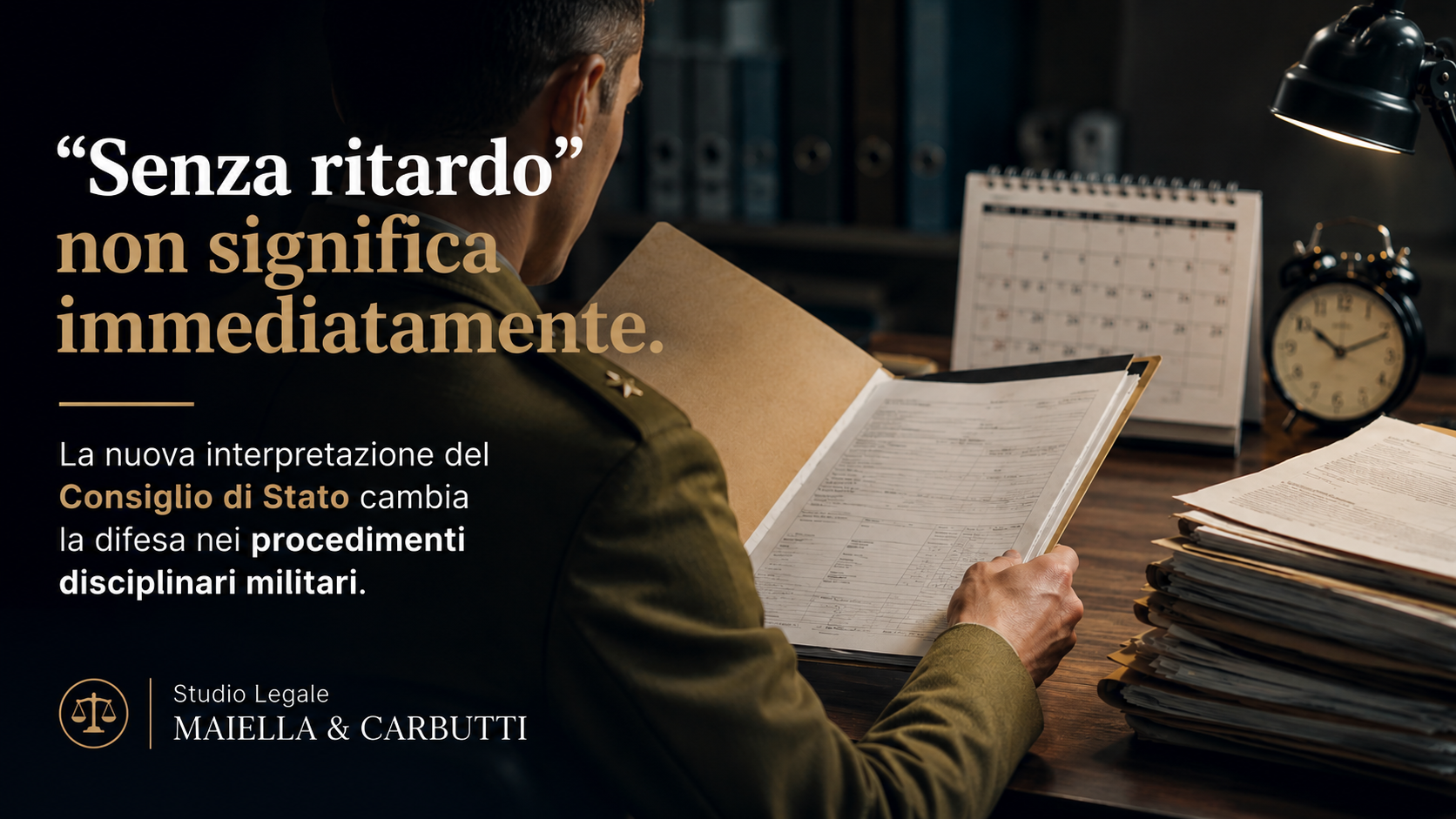 Sanzioni disciplinari militari: il Consiglio di Stato ridefinisce il concetto di 