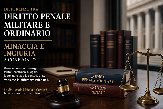 Differenze tra Diritto Penale Militare e Ordinario: Minaccia e Ingiuria a Confronto